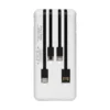 Повербанк 10000mAh Power Bank Kraft KPB-1110W White бездротова зарядка