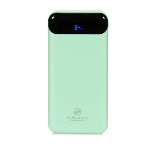 poverbank-10000mah-power-bank-kraft-kpb-2010fc-green-22-5w-qc3-0 Повербанк 10000mAh Power Bank Kraft KPB-2010FC Green 22.5W QC3.0