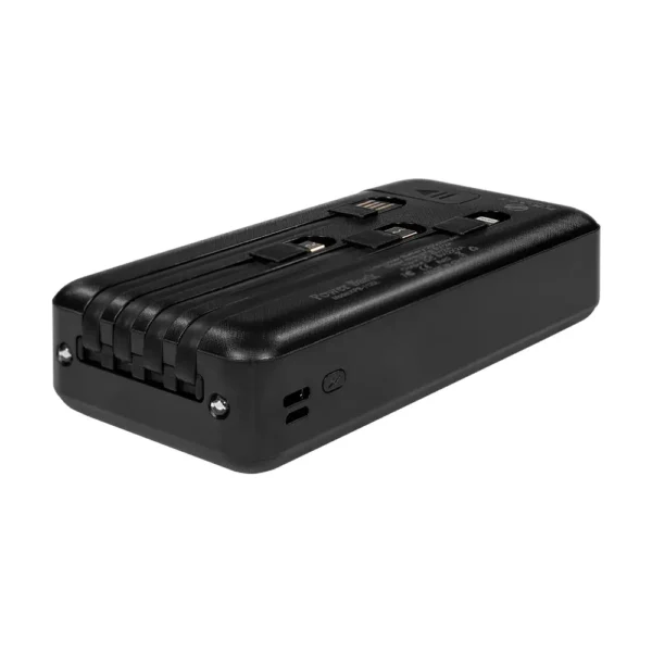 poverbank-20000mah-power-bank-kraft-kpb-1120l-black-led-likhtar2 Повербанк 20000mAh Power Bank Kraft KPB-1120L Black LED-ліхтар