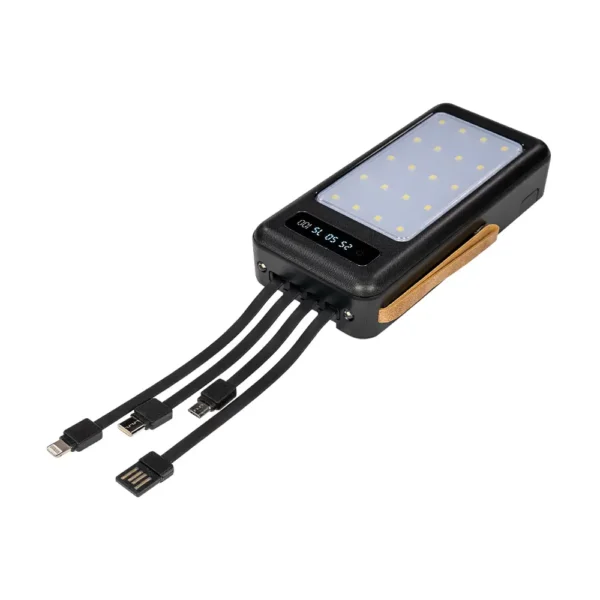 poverbank-20000mah-power-bank-kraft-kpb-1120l-black-led-likhtar3 Повербанк 20000mAh Power Bank Kraft KPB-1120L Black LED-ліхтар