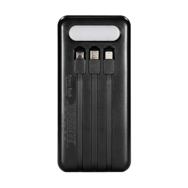 Повербанк 20000mAh Power Bank Kraft KPB-2120FCL Black 22.5W QC3.0 LED-ліхтар