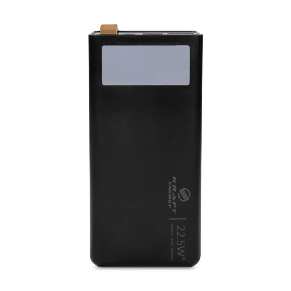 poverbank-50000mah-power-bank-kraft-kpb-2350fcl-black-22-5w-qc3-0-led-likhtar Повербанк 50000mAh Power Bank Kraft KPB-2350FCL Black 22.5W QC3.0 LED-ліхтар