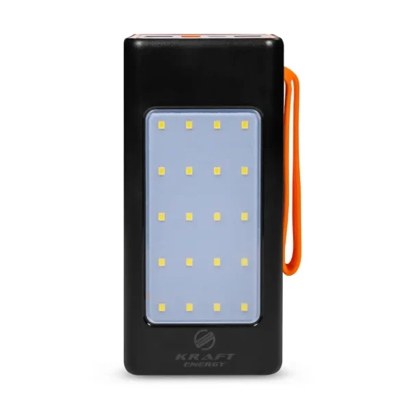 poverbank-50000mah-power-bank-kraft-kpb-2450fcl-black-22-5w-qc3-0-led-likhtar3 Повербанк 50000mAh Power Bank Kraft KPB-2450FCL Black 22.5W QC3.0 LED-ліхтар