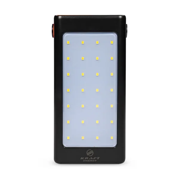 poverbank-70000mah-power-bank-kraft-kpb-2470fcl-black-22-5w-qc3-0-led-likhtar Повербанк 70000mAh Power Bank Kraft KPB-2470FCL Black 22.5W QC3.0 LED-ліхтар