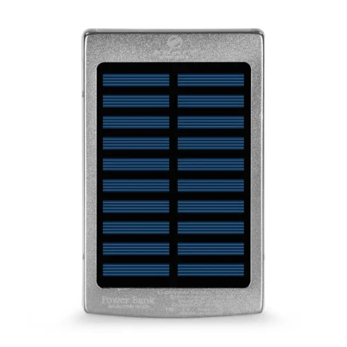 poverbank-z-soniachnoiu-panelliu-10000mah-power-bank-kraft-kpb-1012sl-white-led-likhtar Повербанк з сонячною панеллю 10000mAh Power Bank Kraft KPB-1012SL Silver LED-ліхтар