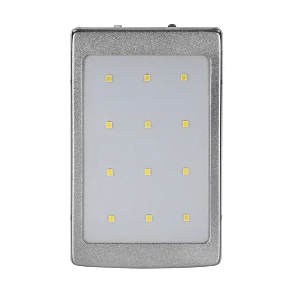 Повербанк з сонячною панеллю 10000mAh Power Bank Kraft KPB-1012SL Silver LED-ліхтар
