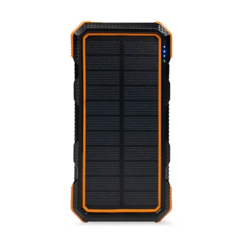poverbank-z-soniachnoiu-panelliu-30000mah-power-bank-kraft-kpb-u1830wfcs-orange-bezdrotova-zariadka-led-likhtar Повербанк з сонячною панеллю 20000mAh Power Bank Kraft KPB-U1830WFCS Orange бездротова зарядка LED-ліхтар