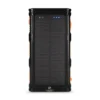 Повербанк з сонячною панеллю 30000mAh Power Bank Kraft KPB-U1930HCSL Orange ліхтар, динамогенератор