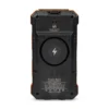 Повербанк з сонячною панеллю 20000mAh Power Bank Kraft KPB-U2230WFCSL Orange бездротова зарядка LED-ліхтар