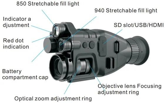 Монокуляр (приціл) нічного бачення Henbaker CY789 Night Vision до 400м