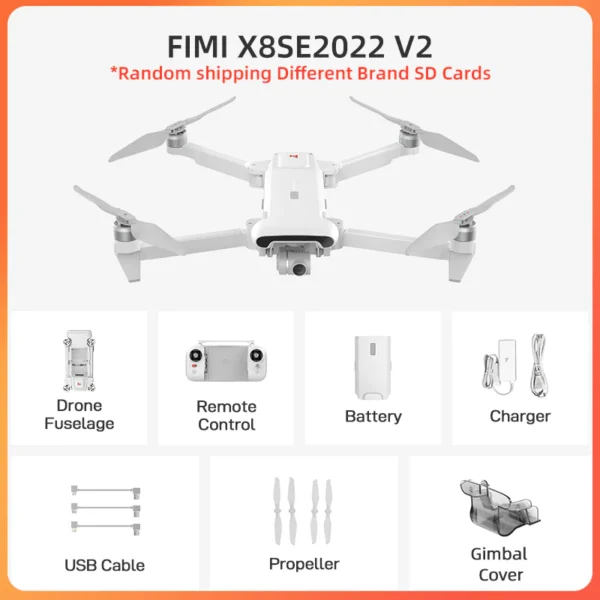 Квадрокоптер FIMI Х8SЕ 2022 V2 Combo with Megaphone (2*battery+1*bag)