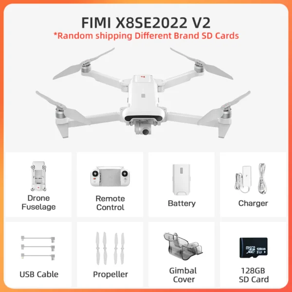 Квадрокоптер FIMI Х8SЕ 2022 V2 Combo with Megaphone (2*battery+1*bag)