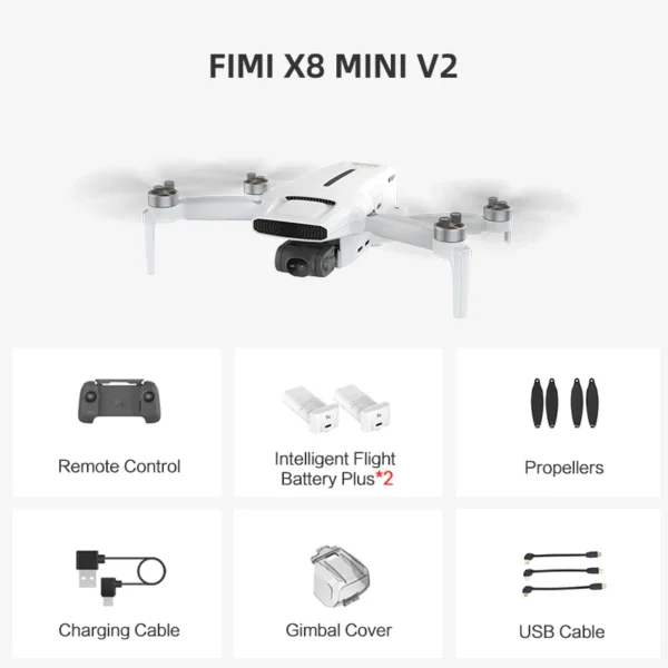 2_d3525a3e-a6a5-49e1-9296-397ebc4e4780 Квадрокоптер FIMI Х8 MINI V2 Drone (2*Intelligent Flight BatteryPlus+1*bag)