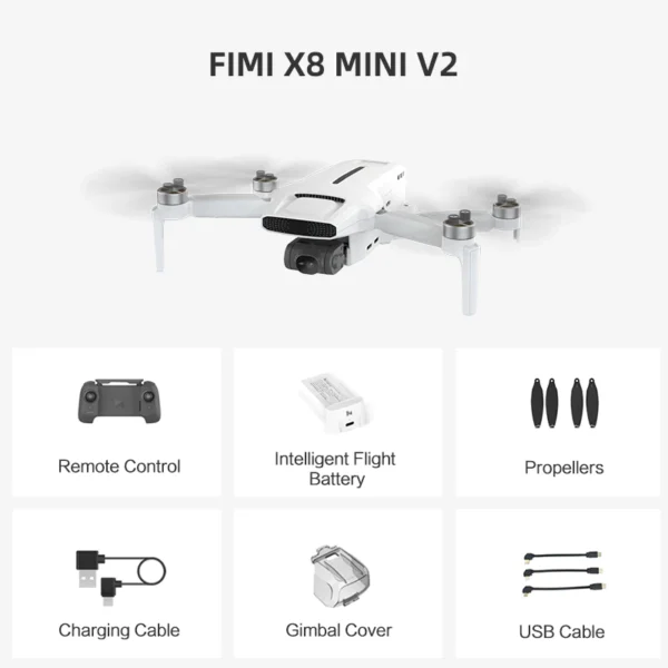 6cf6c35f416fa204bf0f0f7177109db1 Квадрокоптер FIMI Х8 MINI V2 Drone (2*Intelligent Flight BatteryPlus+1*bag)