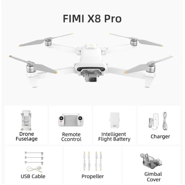 Квадрокоптер FIMI X8Pro with Megaphone (2*Intelligent Flight Вattery+1*bag)
