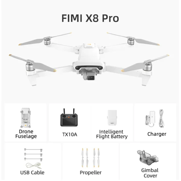 Квадрокоптер FIMI X8Pro with Megaphone (2*Intelligent Flight Вattery+1*bag)