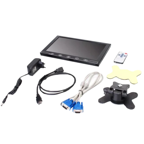 Автомобільний РК-монітор 10.1" (AV + VGA + HDMI + BNC)