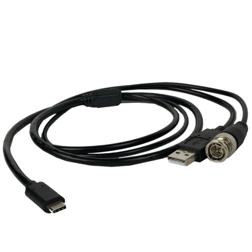 Кабель для виводу аналогового зображення з монокулярів AGM BNC + USB - Type C 1м