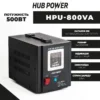 1 Джерело безперебійного живлення Hub Power HPU-800VA (500Вт) 5A/10A