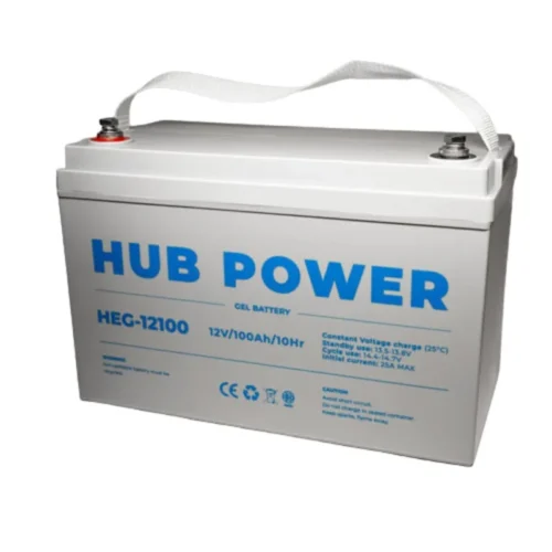Акумулятор гелевий 12В 100 Аг для ДБЖ Hub Power HEG-12100