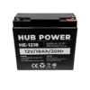 2 Акумулятор 12В 18 Ач для ДБЖ Hub Power HE-1218