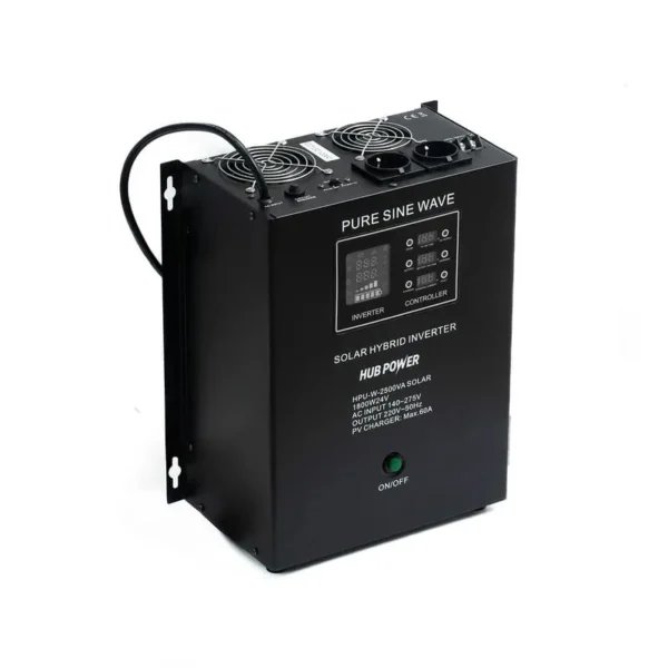 Джерело безперебійного живлення Hub Power HPU-W-2500VA (1800Вт) SOLAR 20A з можливістю підключення сонячних панелей