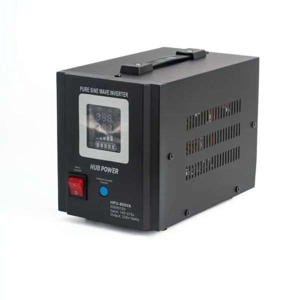 3 Джерело безперебійного живлення Hub Power HPU-800VA (500Вт) 5A/10A