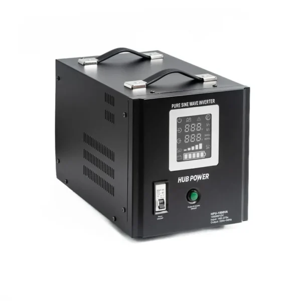 3 Джерело безперебійного живлення Hub Power HPU-1500VA (1050Вт) 10A/20A