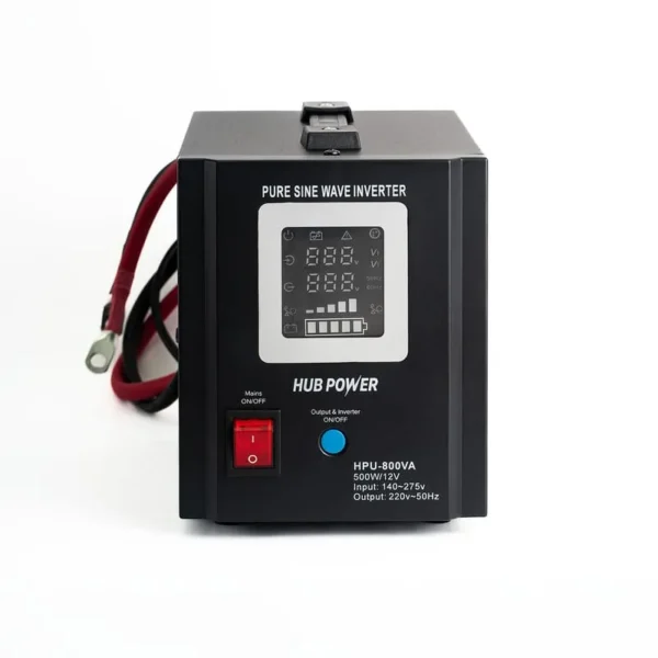 5 Джерело безперебійного живлення Hub Power HPU-800VA (500Вт) 5A/10A