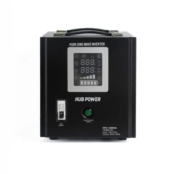 5 Джерело безперебійного живлення Hub Power HPU-1500VA (1050Вт) 10A/20A