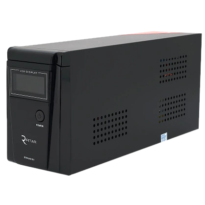 RITAR_RTSW-600ND12_LCD ДБЖ з правильною синусоїдою під зовнішній АКБ 12В RITAR RTSW-600ND12 LCD (360Вт)