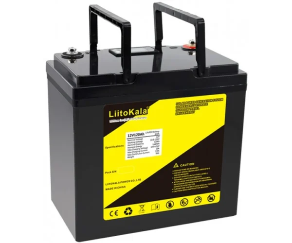 Акумуляторна батарея LiitoKala LiFePO4 12V120Ah, LCD