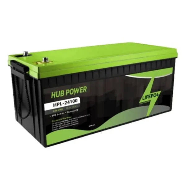 1 Акумулятор LiFePO4 літій залізо фосфатний 25.6В 100А-год Hub Power HPL-24100