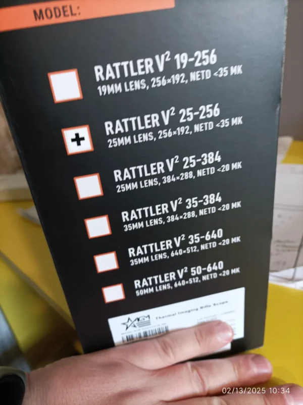 1 AGM Rattler V2 25-256 Тепловізійний Приціл Б/У