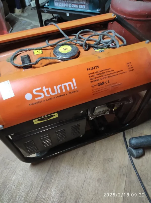 Генератор Бензиновий Sturm PG8735 3500 Вт