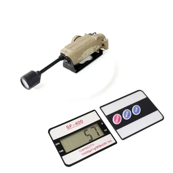 Ліхтар тактичний універсальний на шолом Sidewinder MPLS WADSN 5 LED + IFF -маячок, койот (батарейки в комплект не входять)