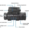 Монокуляр нічного бачення NVG50 2.5k 45° Wi-Fi 940нм (до 600м у темряві)