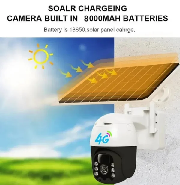 Камера відеоспостереження tp8 v380 pro solar 4Gi with battery (8769)