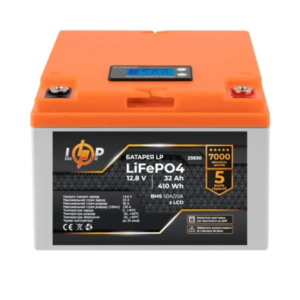 Комплект резервного живлення LP (LogicPower) ДБЖ + літієва (LiFePO4) батарея (UPS В500+ АКБ LiFePO4 410W)