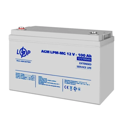 2 Акумулятор мультигелевий LPM-MG 12V - 100 Ah