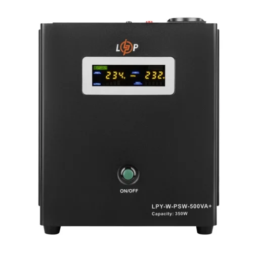 4 ДБЖ з правильною синусоїдою 12V LPY-W-PSW-500VA+(350Вт)5A/10A