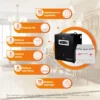 Комплект резервного живлення для котла LogicPower ДБЖ + гелева батарея (UPS W500 + АКБ GL 480W)