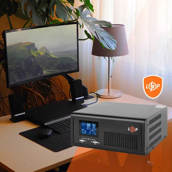 ДБЖ з правильною синусоїдою 12V LPE-B-PSW-430VA+ (300Вт) 1-15A