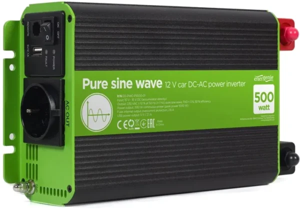 Інвертор автомобільний EnerGenie EG-PWC-PS500-01