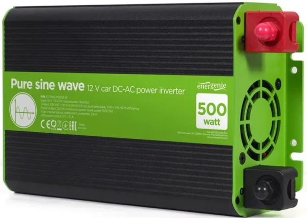 Інвертор автомобільний EnerGenie EG-PWC-PS500-01