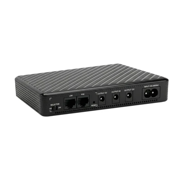 4 Джерело безперебійного живлення Mini UPS SKE POE-432N 8800mAh 5V/9V/12V/15V/24V/PoE, Li-ion 4*2.2Ah, для роутера і медіаконвертера