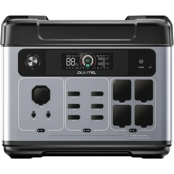 edks8u4z5882r7235nq0bruqa9733yso Зарядна станція Oukitel P2001E Plus 2400W
