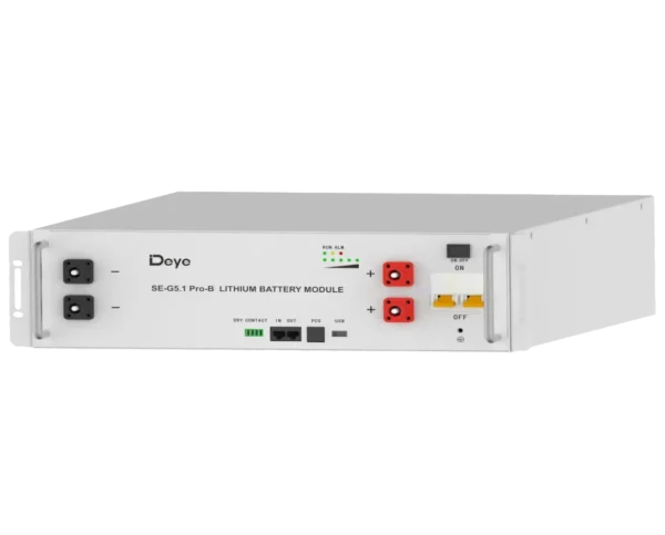 Deye-SE-G51Pro-B Комплект Безперебійного Живлення Must PV18-6248 ECO+Deye SE-G5.1 Pro-B 51.2