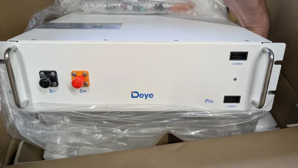 DEYE BOS-G PRO Модульна літієва акумуляторна батарея DEYE BOS-G PRO 51.2В 100 Аг 125А високовольтна сумістна з BMS DEYE BOS-G PRO 200-1000Vdc 120A (BOS-G-PDU-2)