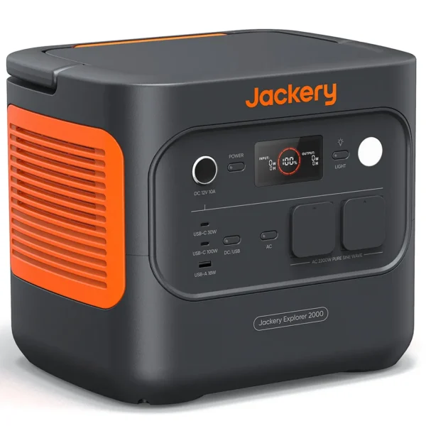 Зарядна станція Jackery Explorer 2000 v2 EU, 2200 Вт, 2042 Вт*год (електростанція для дому, UPS, ДБЖ)